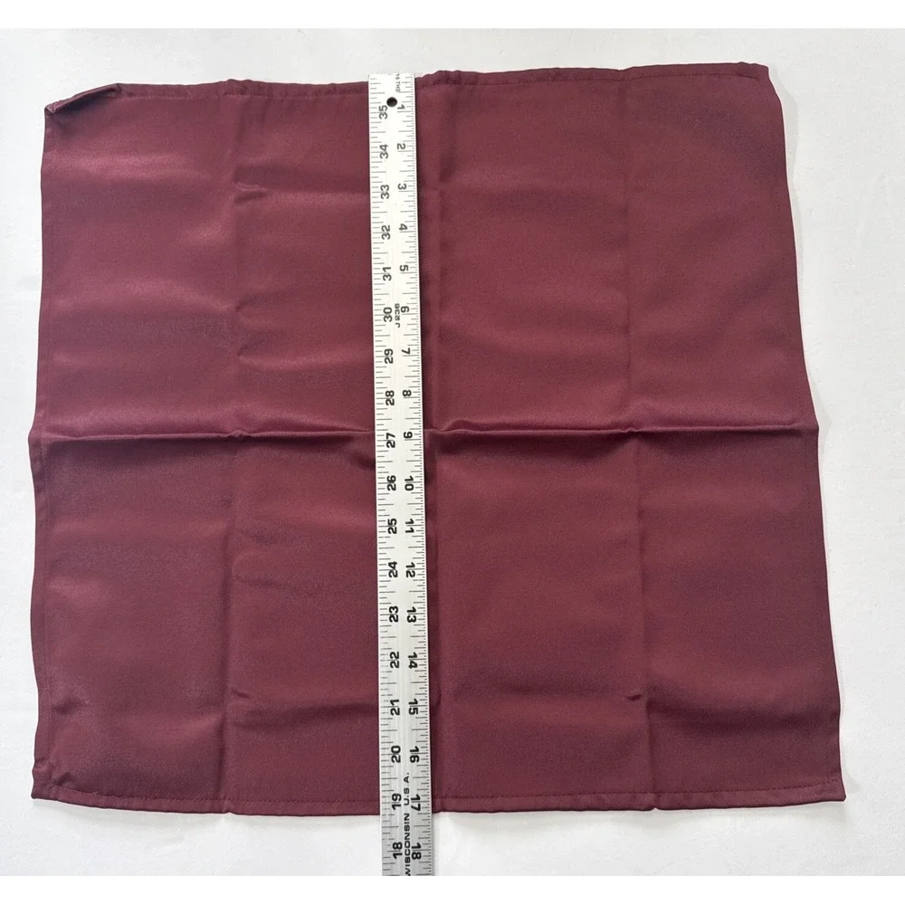 Bed Bath & Beyond‎ Satin Ambrosia Garnet Burgundy 17